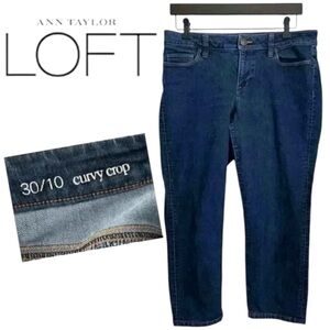 Ladies Loft Jeans in Curvy Crop Style - Size 30/10